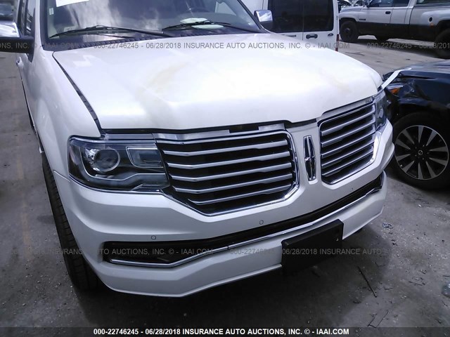 5LMJJ3JT7HEL06423 - 2017 LINCOLN NAVIGATOR L/SELECT თეთრი ფოტო 6