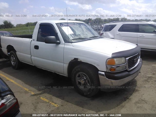 1GTEC14V4YE374098 - 2000 GMC NEW SIERRA C1500 WHITE photo 1