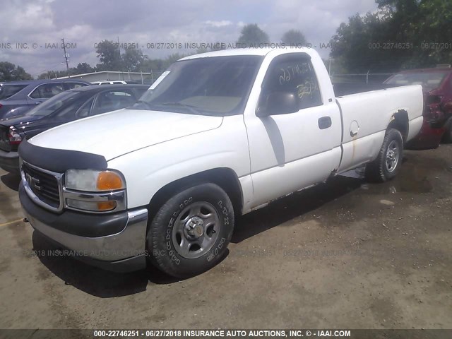 1GTEC14V4YE374098 - 2000 GMC NEW SIERRA C1500 WHITE photo 2