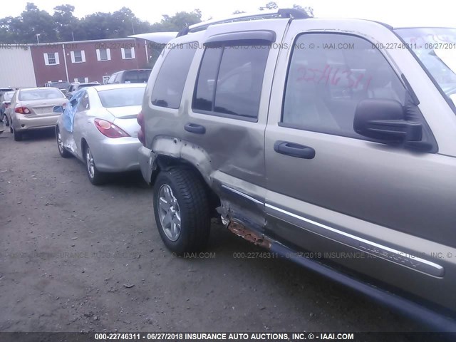 1J4GL58K97W520658 - 2007 JEEP LIBERTY LIMITED GOLD photo 6