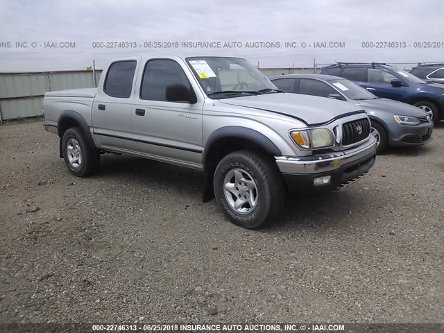 5TEHN72N84Z389868 - 2004 TOYOTA TACOMA DOUBLE CAB 银色 照片 1