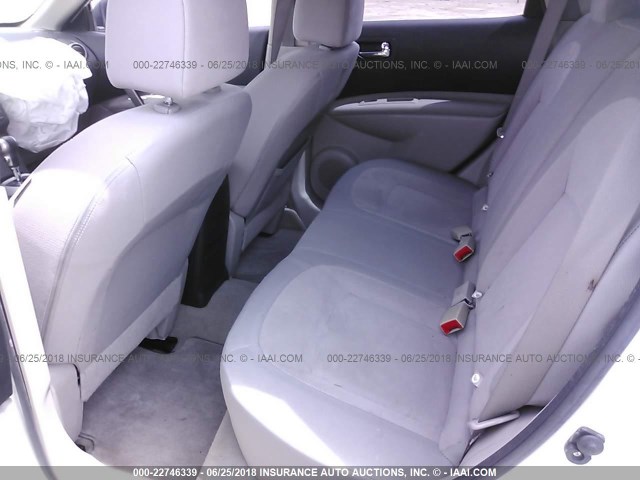 JN8AS58V58W138061 - 2008 NISSAN ROGUE S/SL WHITE photo 8