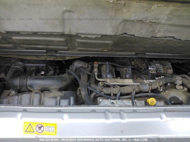 WMEEJ31X78K158255 - 2008 SMART FORTWO PURE/PASSION SILVER photo 10