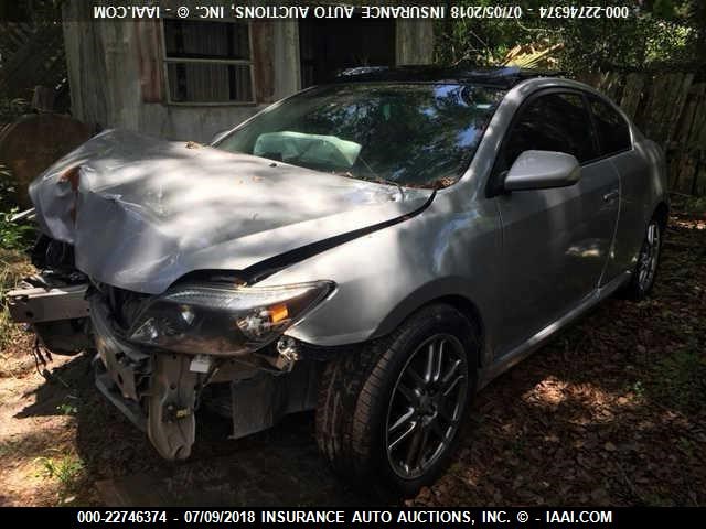 JTKDE177950005483 - 2005 TOYOTA SCION TC SILVER photo 2