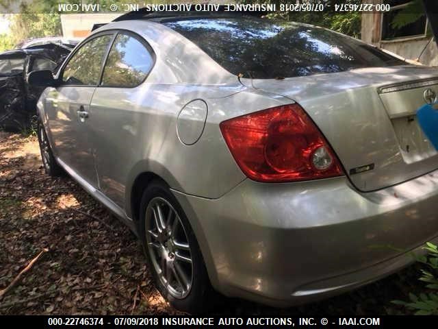 JTKDE177950005483 - 2005 TOYOTA SCION TC 银色 照片 4