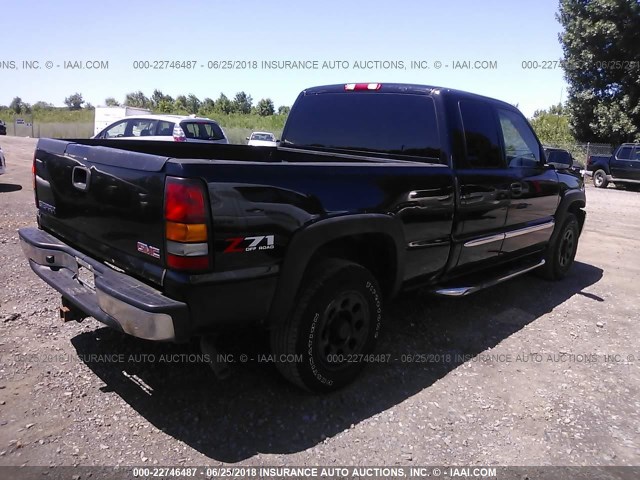 1GTEK19ZX6Z218233 - 2006 GMC NEW SIERRA K1500 BLACK photo 4