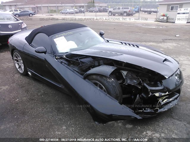 1B3JR65Z63V501469 - 2003 DODGE VIPER SRT-10 BLACK photo 1