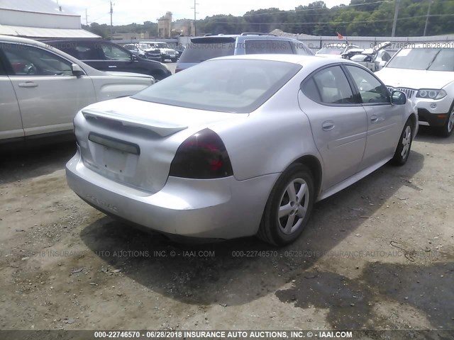 2G2WP542451151146 - 2005 PONTIAC GRAND PRIX ვერცხლისფერი ფოტო 4