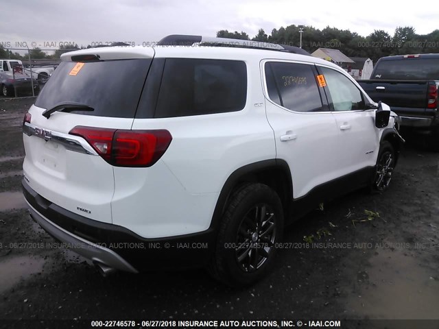 1GKKNULS3JZ185838 - 2018 GMC ACADIA SLT-1 Biały zdjęcie 4