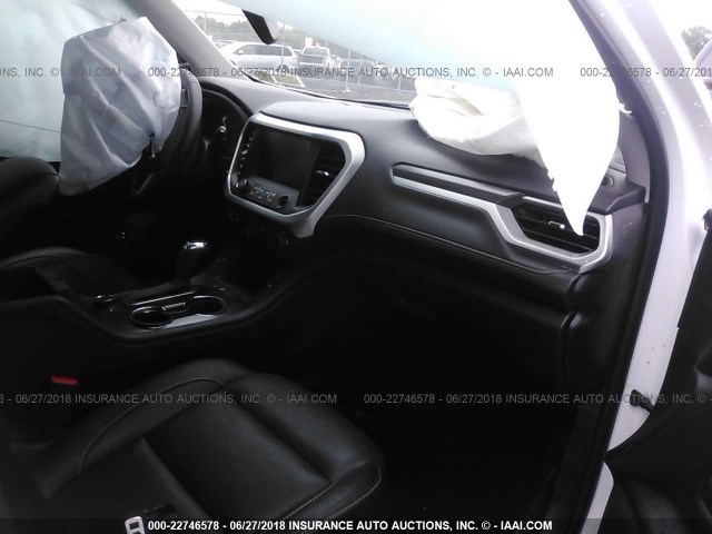 1GKKNULS3JZ185838 - 2018 GMC ACADIA SLT-1 Biały zdjęcie 5