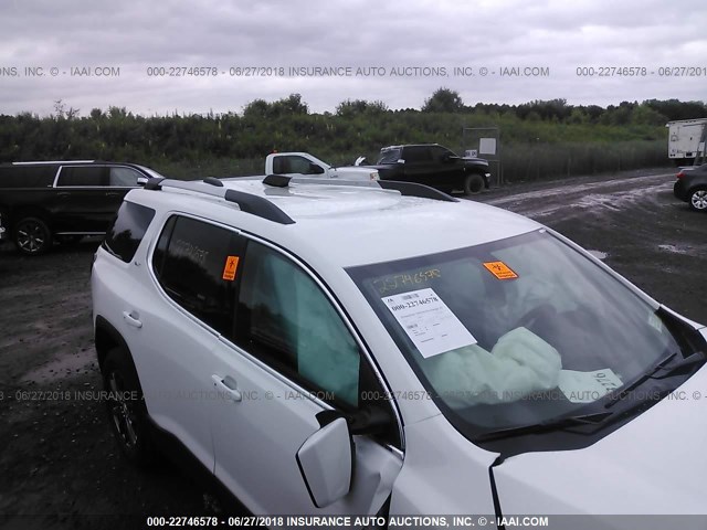 1GKKNULS3JZ185838 - 2018 GMC ACADIA SLT-1 Biały zdjęcie 6