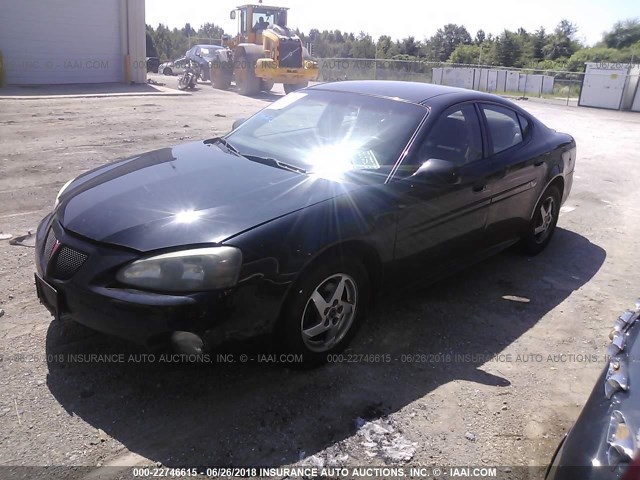 2G2WP522641146970 - 2004 PONTIAC GRAND PRIX GT BLACK photo 2