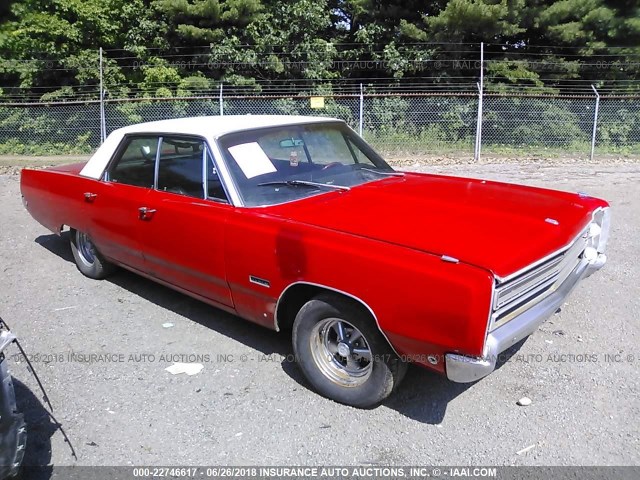 PM43F8D317461 - 1968 PLYMOUTH FURY RED photo 1