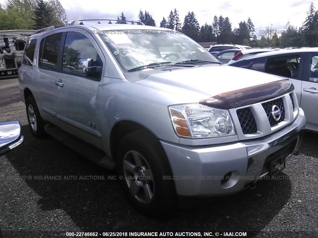 5N1AA08B26N710936 - 2006 NISSAN ARMADA SE/LE SILVER photo 1