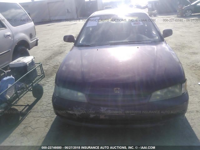 1HGCD5658RA146558 - 1994 HONDA ACCORD EX/EX-R RED photo 6