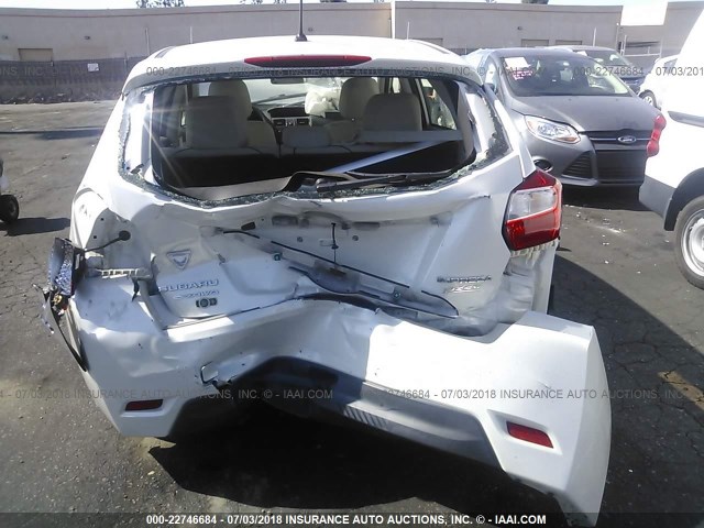 JF1GPAC68DH815723 - 2013 SUBARU IMPREZA PREMIUM WHITE photo 6