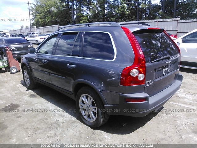 YV4CZ592561267171 - 2006 VOLVO XC90 GRAY photo 3