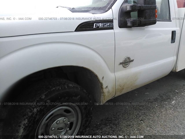 1FDBF3ET3CEA58487 - 2012 FORD F350 SUPER DUTY WHITE photo 6