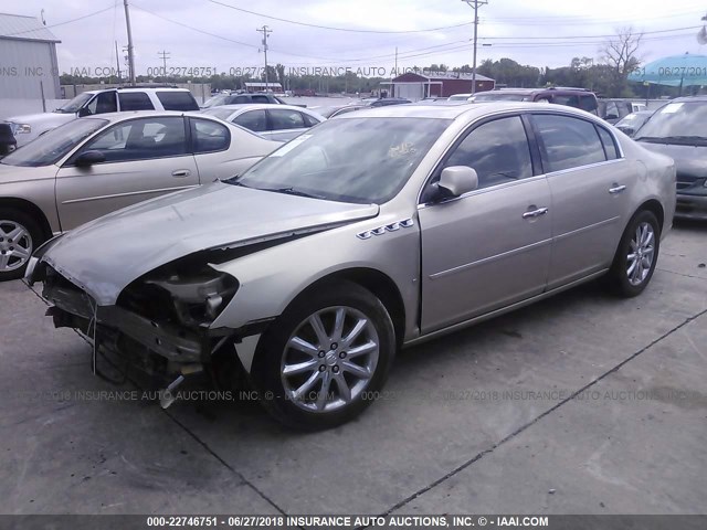 1G4HE57Y67U103435 - 2007 BUICK LUCERNE CXS TAN photo 2