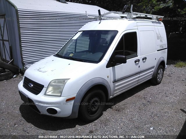 NM0LS7BN7AT039738 - 2010 FORD TRANSIT CONNECT XLT WHITE photo 2