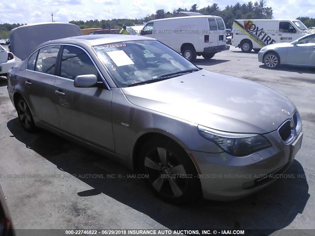 WBANV13598CZ58579 - 2008 BMW 528 XI BEIGE photo 1