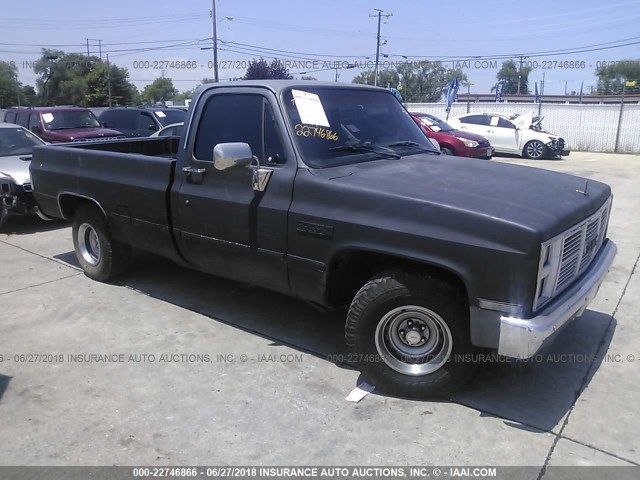 1GTEC14H1GF734933 - 1986 GMC C1500 BLACK photo 1