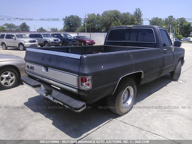 1GTEC14H1GF734933 - 1986 GMC C1500 BLACK photo 4