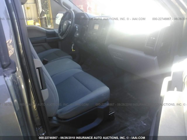 1FTFX1EFXGFD46752 - 2016 FORD F150 SUPER CAB GRAY photo 5