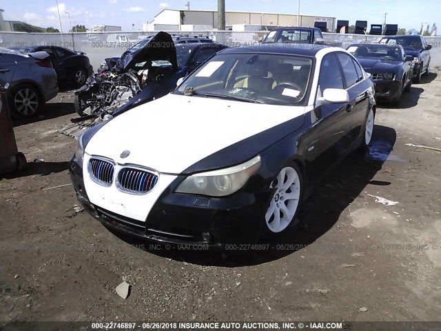WBANB33554B109134 - 2004 BMW 545 I WHITE photo 2
