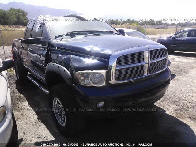3D7KU28C14G283474 - 2004 DODGE RAM 2500 ST/SLT 蓝色 照片 1
