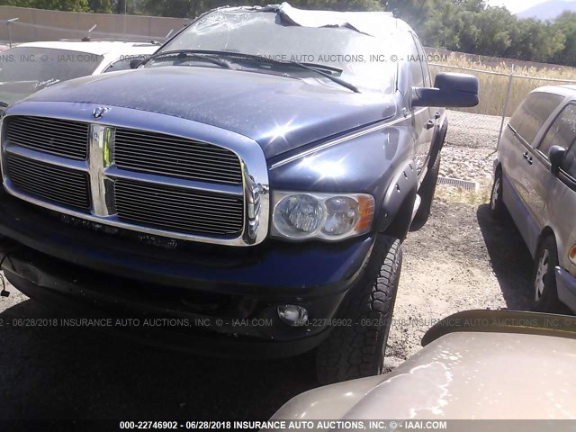 3D7KU28C14G283474 - 2004 DODGE RAM 2500 ST/SLT 蓝色 照片 2