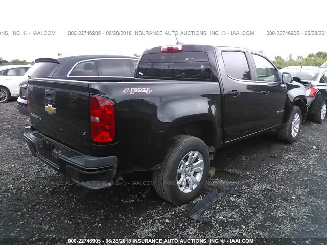 1GCGTCEN1J1262133 - 2018 CHEVROLET COLORADO LT BLACK photo 4