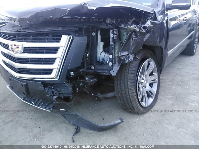 1GYS3HKJ8GR272977 - 2016 CADILLAC ESCALADE ESV LUXURY GRAY photo 6