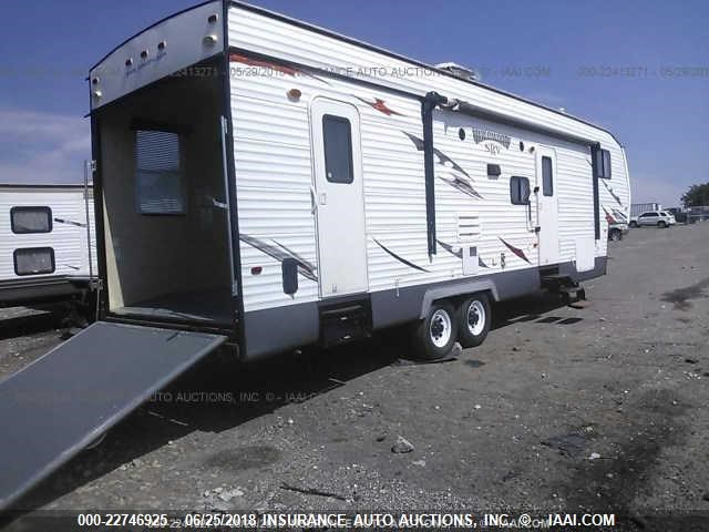 4X4FWTH23ER345777 - 2014 FOREST RIVER CAMPER  WHITE photo 4