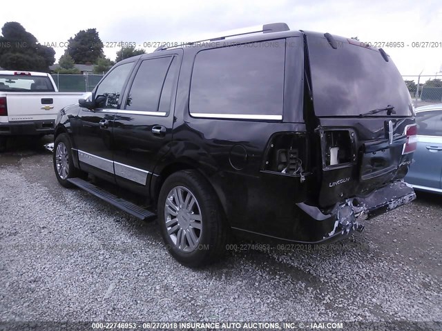 5LMFU28517LJ07604 - 2007 LINCOLN NAVIGATOR BLACK photo 3