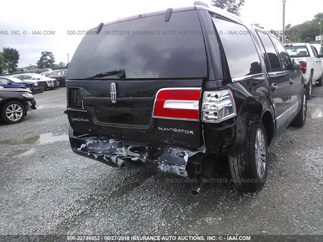 5LMFU28517LJ07604 - 2007 LINCOLN NAVIGATOR BLACK photo 6
