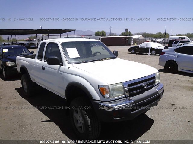 4TASN92N7YZ575920 - 2000 TOYOTA TACOMA XTRACAB PRERUNNER თეთრი ფოტო 1
