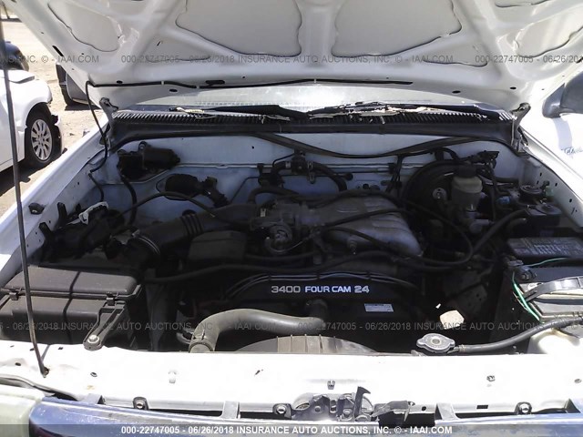 4TASN92N7YZ575920 - 2000 TOYOTA TACOMA XTRACAB PRERUNNER თეთრი ფოტო 10