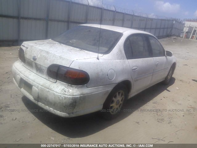 1G1NE52M1WY155616 - 1998 CHEVROLET MALIBU LS 白色 照片 4
