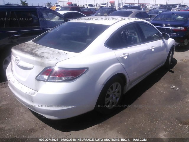 1YVHP81A995M00556 - 2009 MAZDA 6 I WHITE photo 4