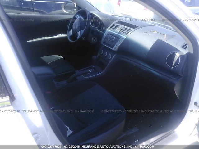 1YVHP81A995M00556 - 2009 MAZDA 6 I WHITE photo 5