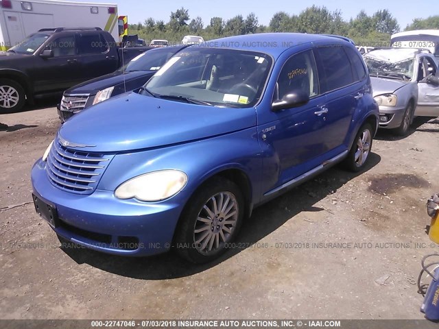 3A8FY58B67T525236 - 2007 CHRYSLER PT CRUISER TOURING BLUE photo 2