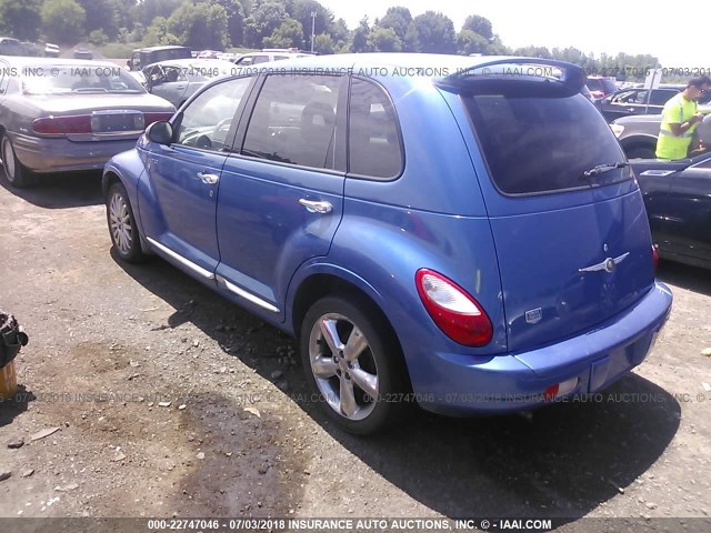 3A8FY58B67T525236 - 2007 CHRYSLER PT CRUISER TOURING BLUE photo 3