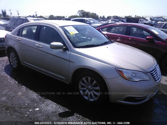 1C3CCBBB5EN176894 - 2014 CHRYSLER 200 TOURING GOLD photo 1