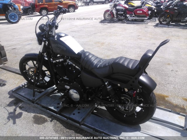 1HD4LE219JC407115 - 2018 HARLEY-DAVIDSON XL883 IRON 883 BLACK photo 3