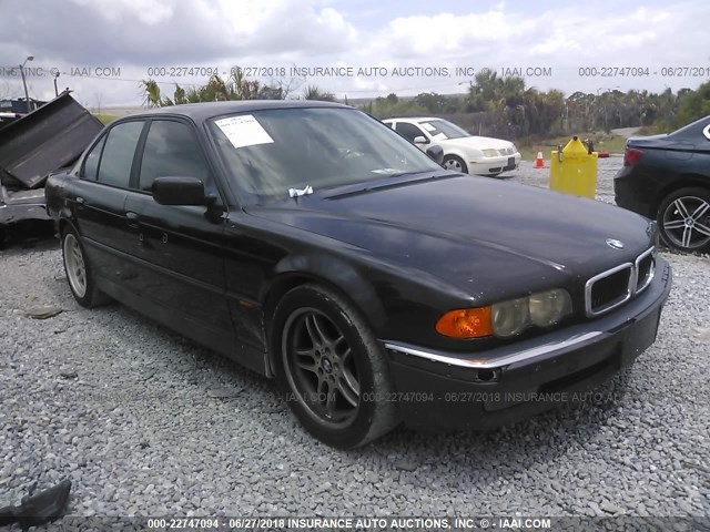 WBAGG8331XDN73925 - 1999 BMW 740 I AUTOMATIC BLACK photo 1