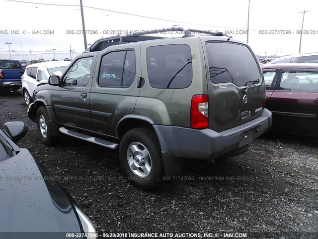 5N1ED28Y33C685500 - 2003 NISSAN XTERRA XE/SE GREEN photo 3