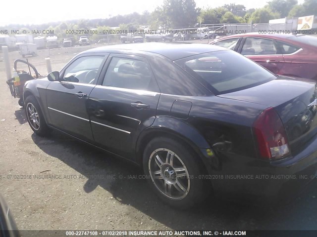 2C3KA43R97H829005 - 2007 CHRYSLER 300 BLACK photo 3