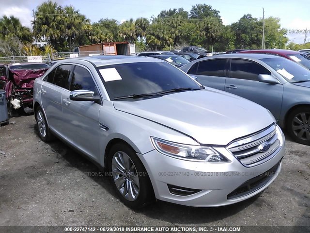 1FAHP2FW0AG127612 - 2010 FORD TAURUS LIMITED SILVER photo 1