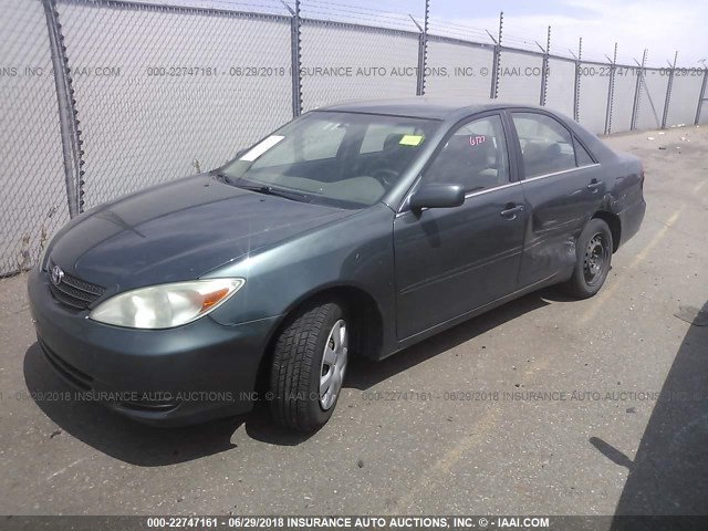 JTDBE32K820039397 - 2002 TOYOTA CAMRY LE/XLE/SE Boz foto 2